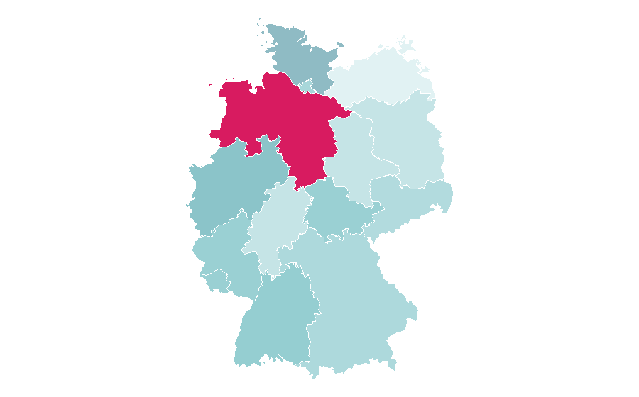 Affinity by region — Scorpions (band), Germany