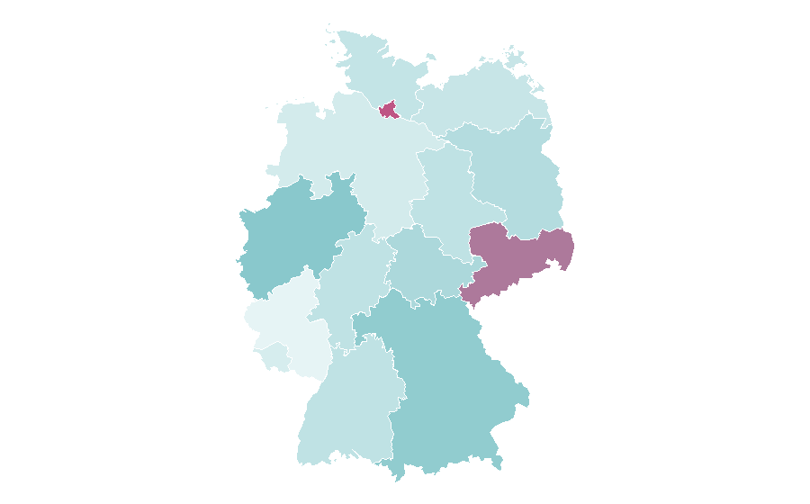 Affinity by region — sombr, Germany