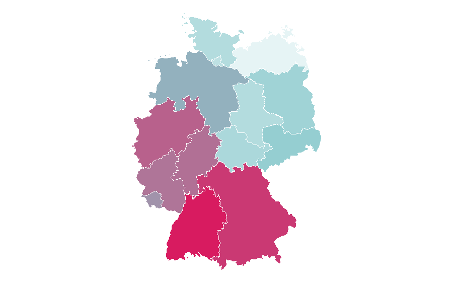 Affinity by region — SPORT1 Doppelpass, Germany