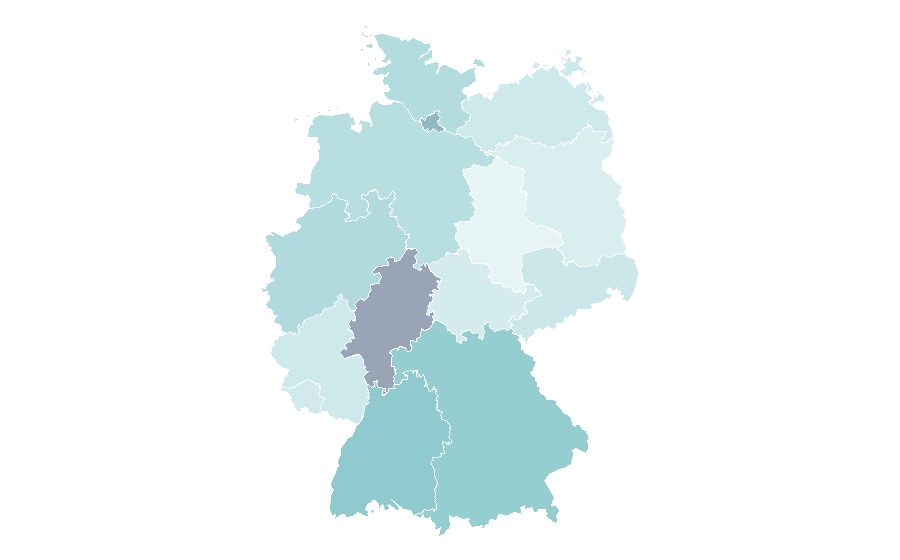 Affinity by region — Thermos, Germany