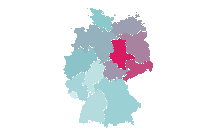 Affinity by region — Tom Kaulitz, Germany