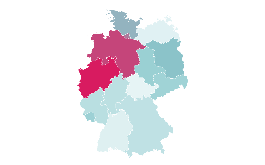 Affinity by region — Verbrechen von nebenan, Germany