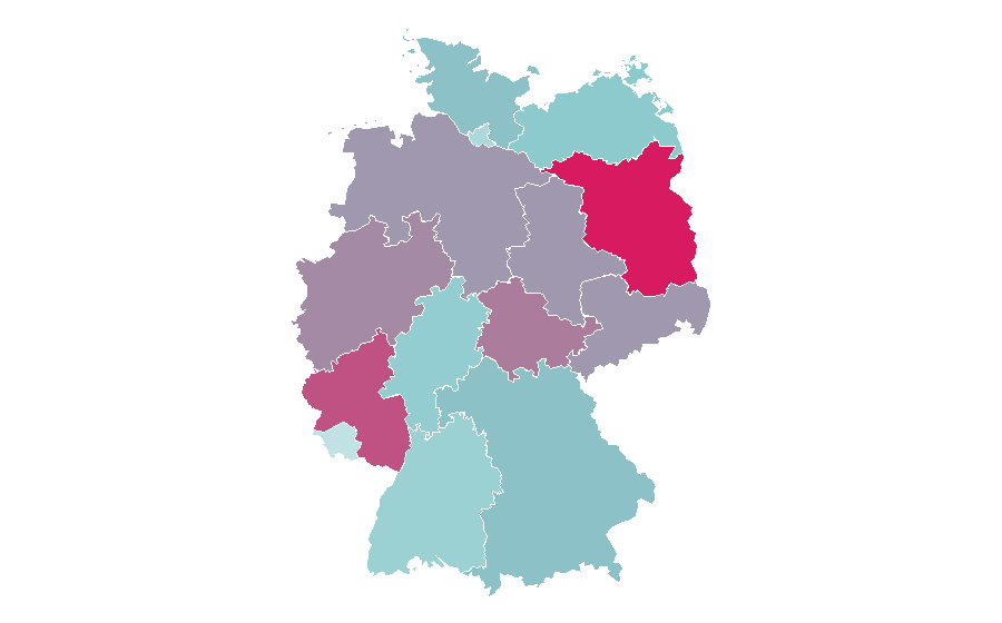 Affinity by region — Whitney Houston, Germany