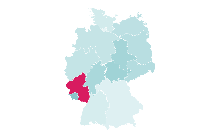 Affinity by region — ZDF-Fernsehgarten, Germany
