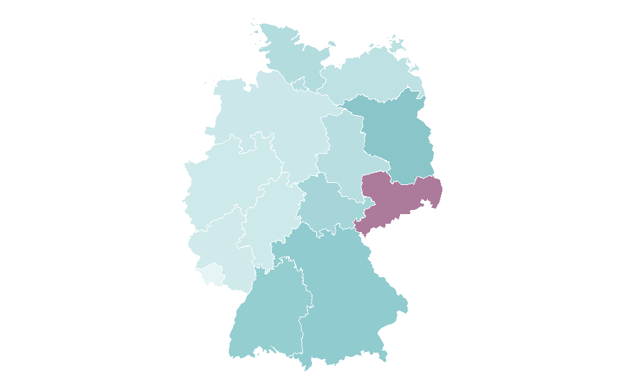 Affinity by region — ZDF heute-show, Germany