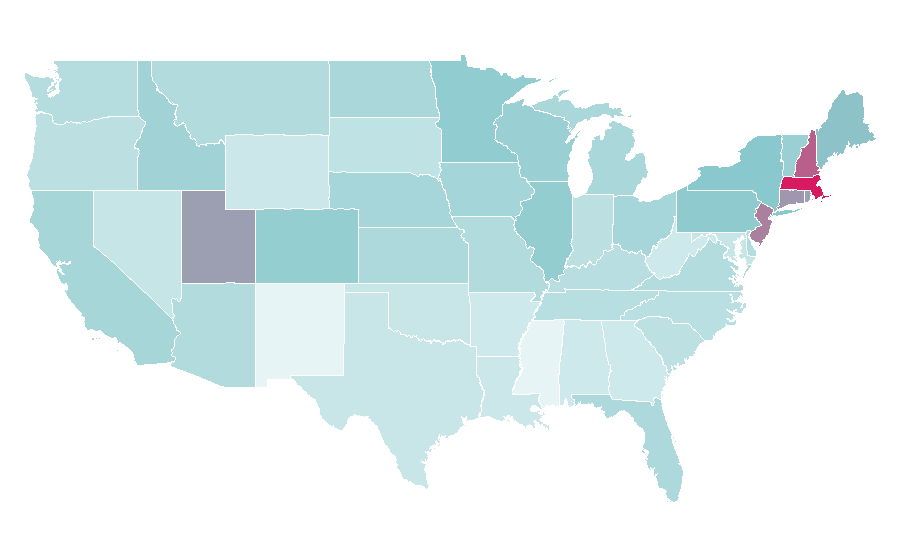 Affinity by region — Alix Earle, United States