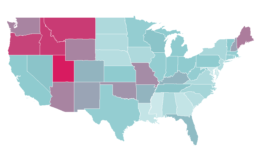 Affinity by region — Anthony Hopkins, United States