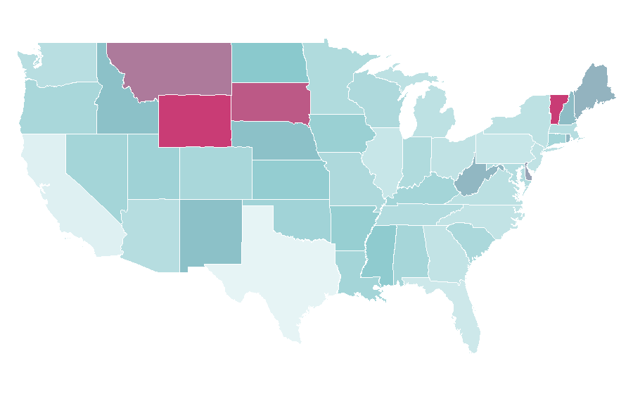 Affinity by region — Apache 207, United States
