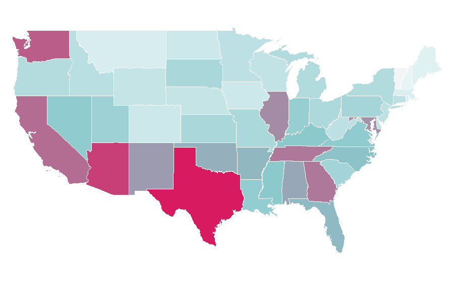 Affinity by region — Ateez, United States