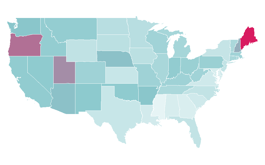 Affinity by region — Billy Idol, United States