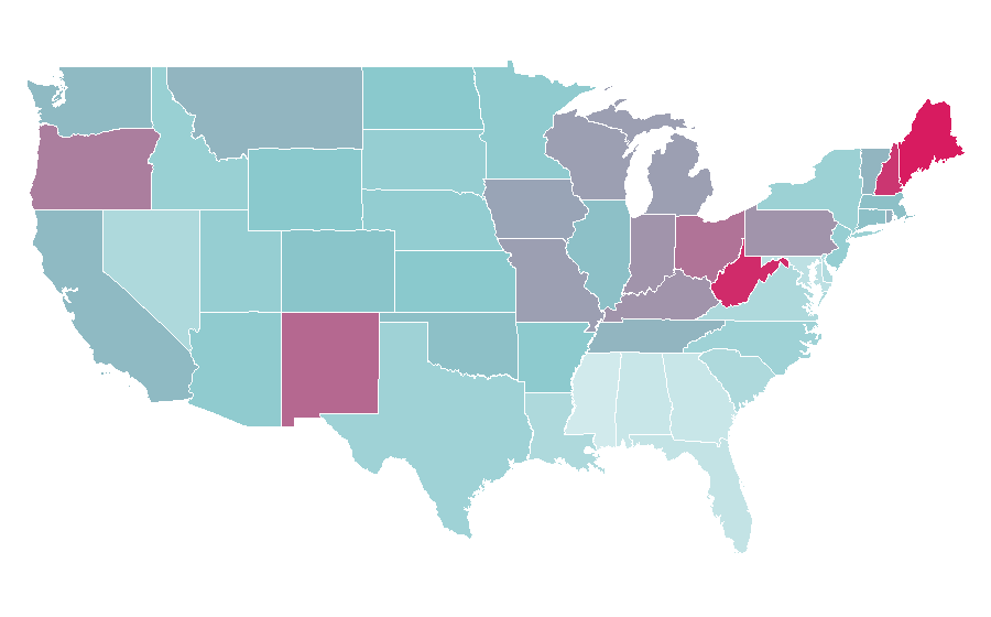 Affinity by region — Black Sabbath, United States