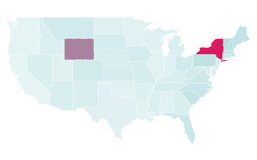 Affinity by region — Buffalo Bills, United States