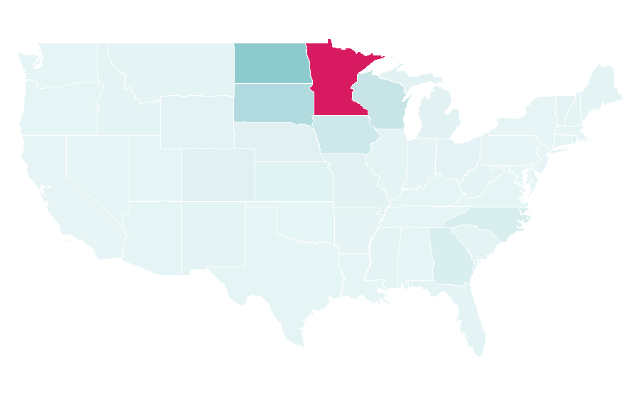 Affinity by region — Caribou Coffee, United States
