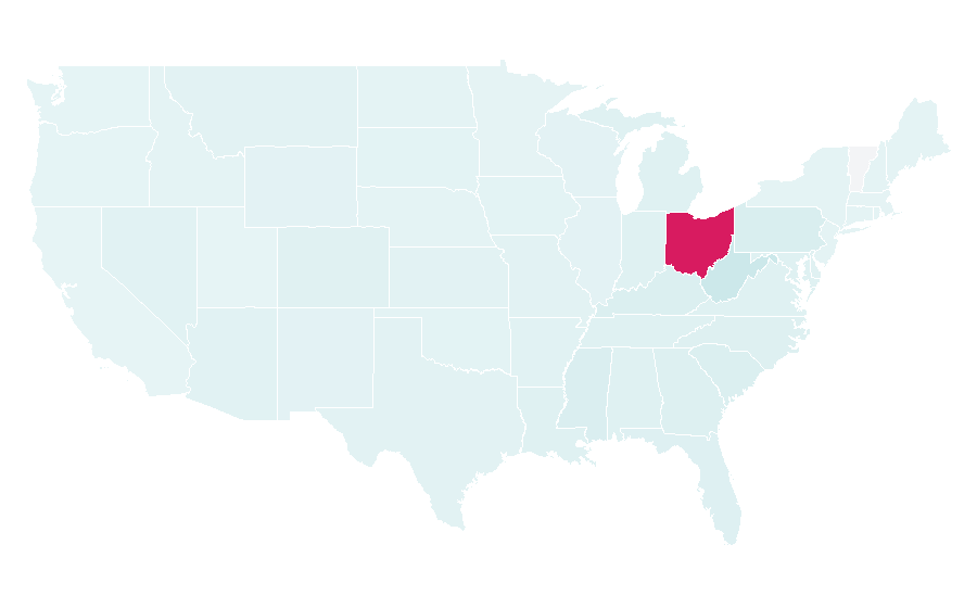 Affinity by region — Cleveland Browns, United States