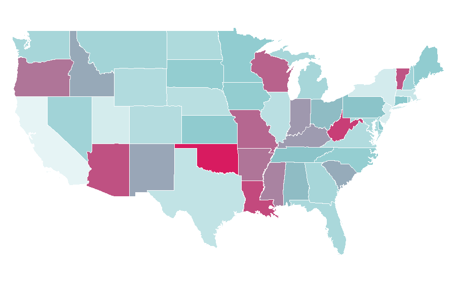 Affinity by region — Consumer Cellular, United States