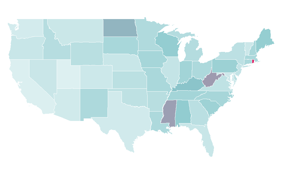Affinity by region — Days of Our Lives, United States