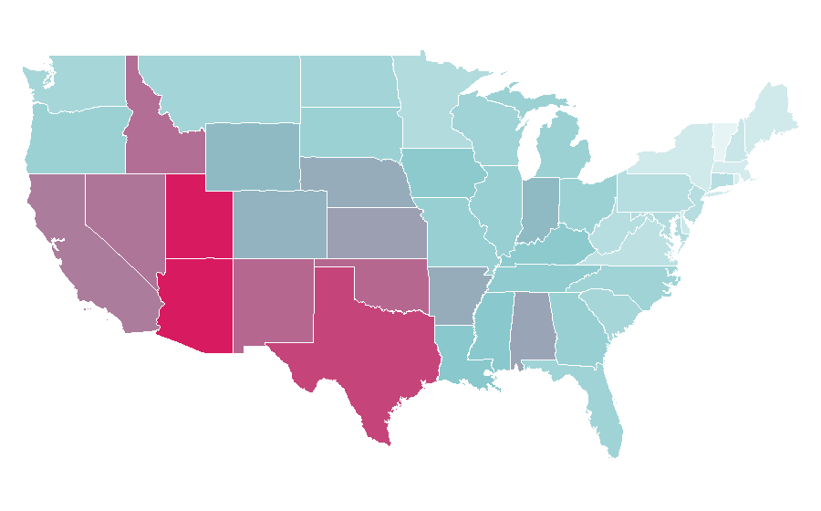 Affinity by region — Despicable Me (franchise), United States