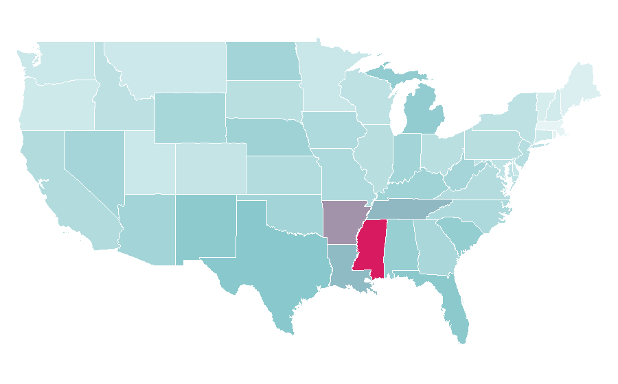 Affinity by region — Dodge, United States