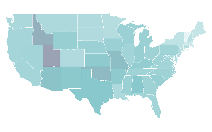 Affinity by region — Dwayne Johnson, United States