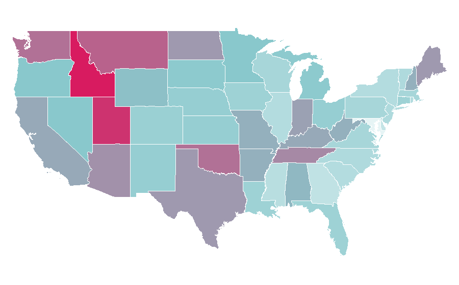 Affinity by region — Ellen Page, United States