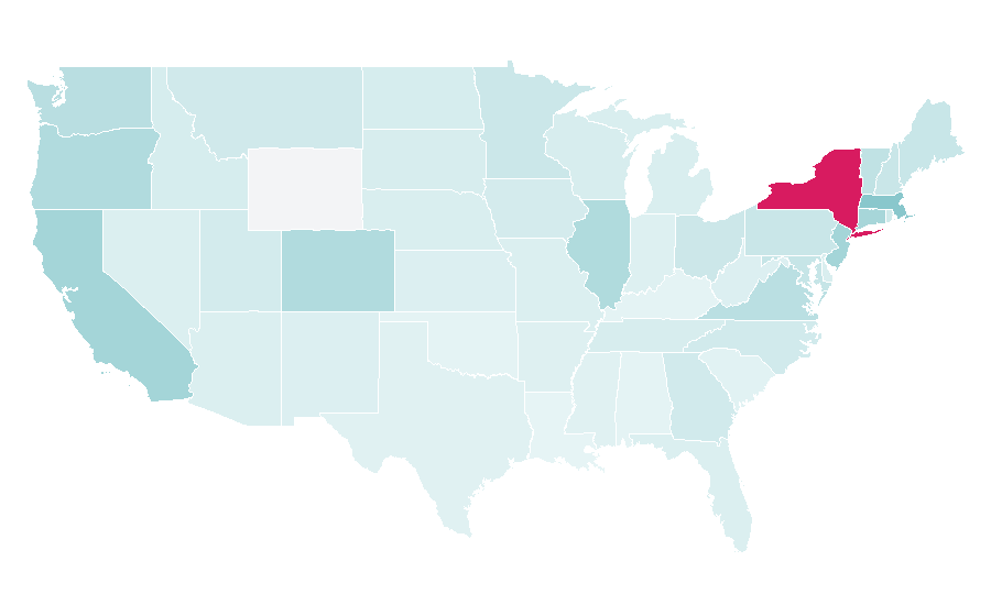Affinity by region — Fast Company (magazine), United States