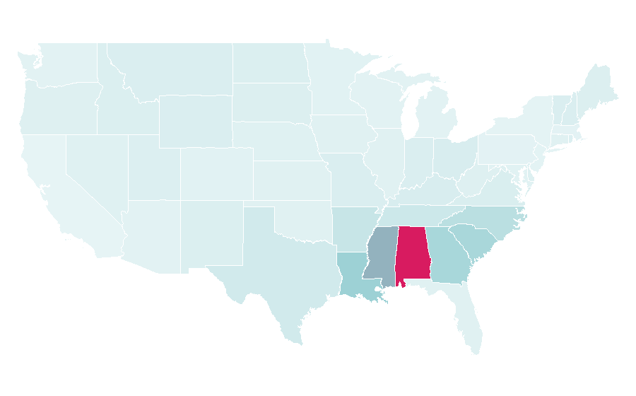 Affinity by region — FattMack, United States