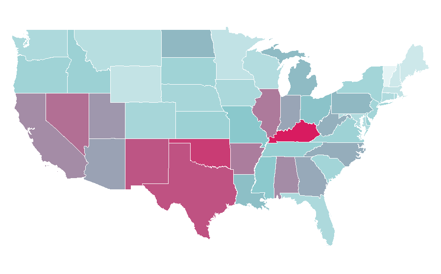 Affinity by region — Five Nights at Freddy's, United States