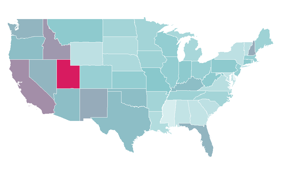 Affinity by region — Freddie Mercury, United States