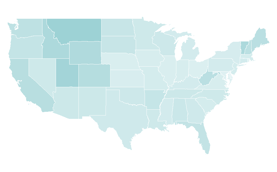 Affinity by region — GoPro, United States