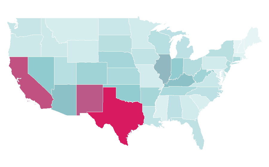 Affinity by region — Herbal Essences, United States