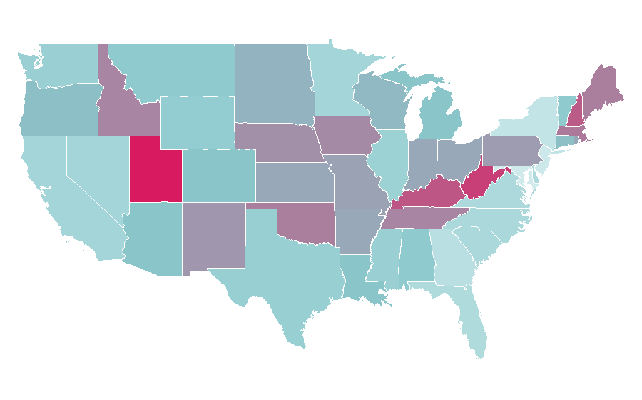 Affinity by region — Hocus Pocus (1993 film), United States