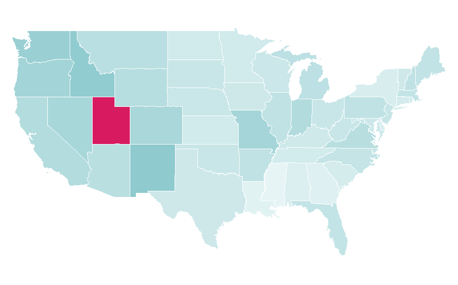 Affinity by region — Imagine Dragons, United States