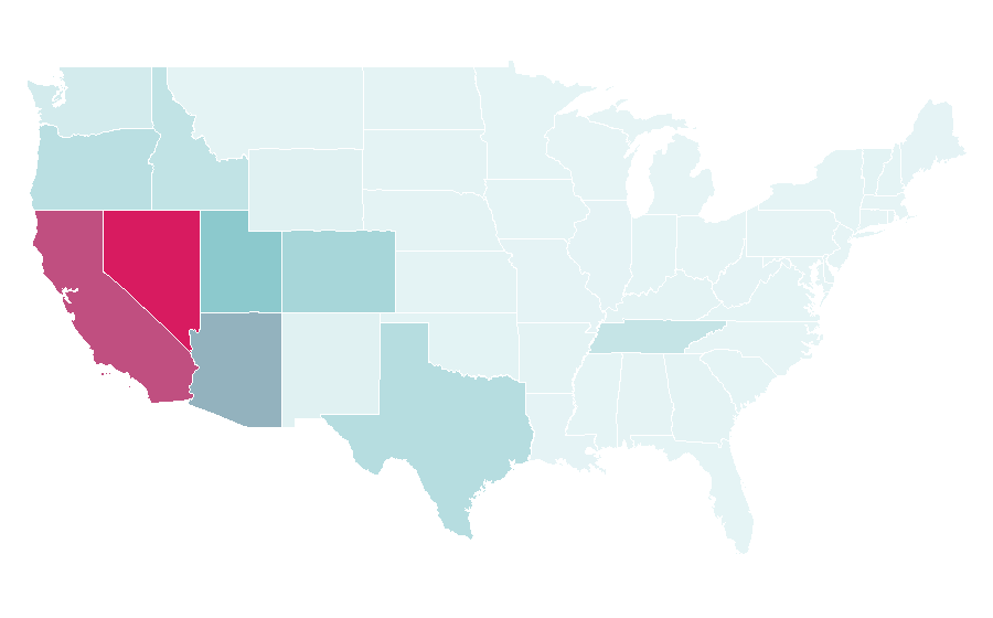 Affinity by region — In-N-Out Burger, United States