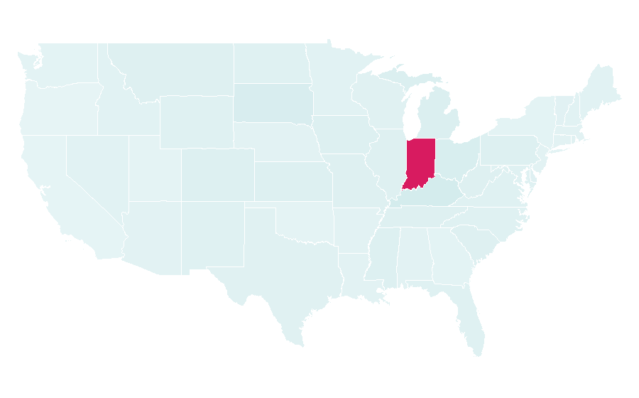 Affinity by region — Indianapolis Colts, United States