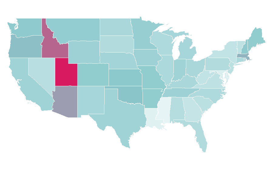 Affinity by region — John Krasinski, United States
