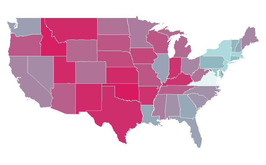 Affinity by region — jurassic park ii, United States