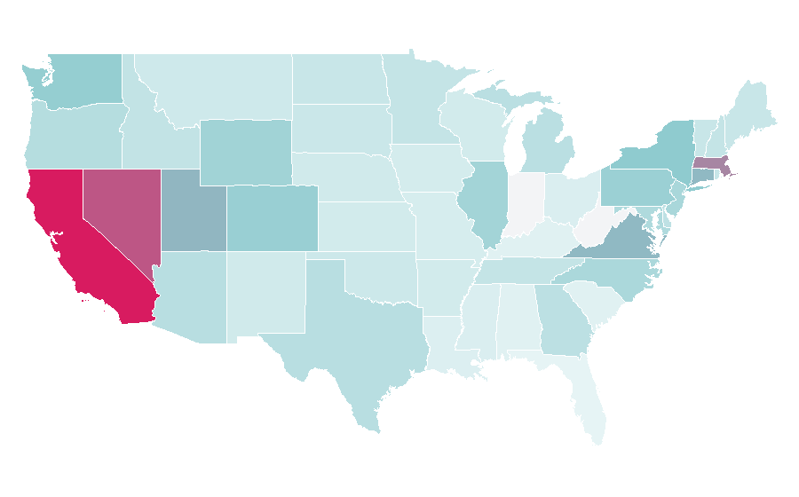 Affinity by region — Lauv, United States