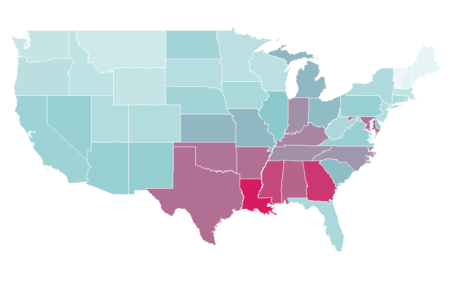 Affinity by region — Like Mike, United States