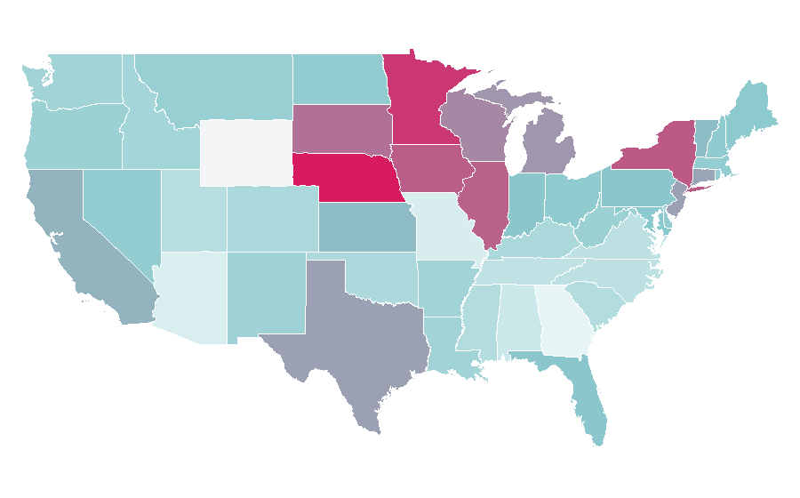 Affinity by region — Lipton Ice Tea, United States