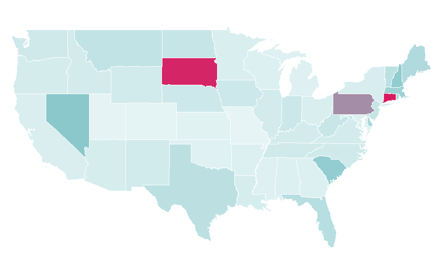 Affinity by region — Little League World Series, United States