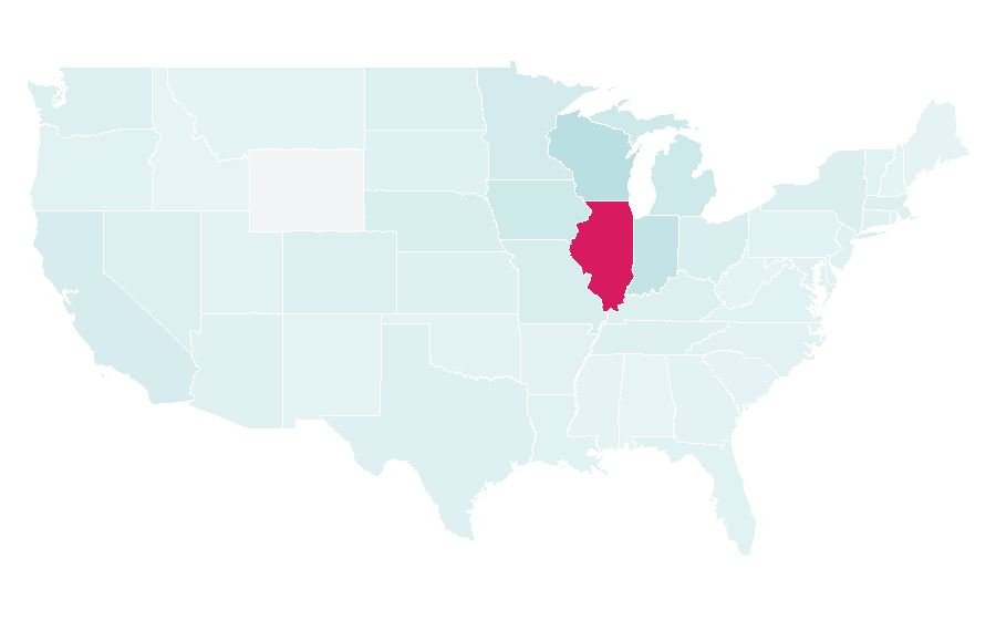 Affinity by region — Lollapalooza, United States
