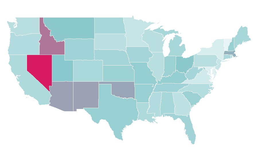 Affinity by region — Mark Wahlberg, United States