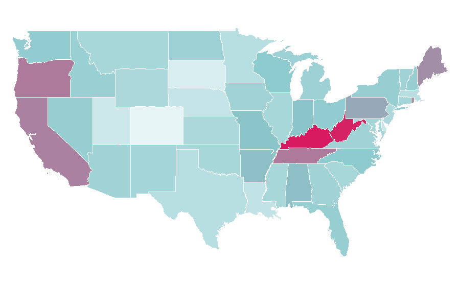 Affinity by region — Mercari, United States