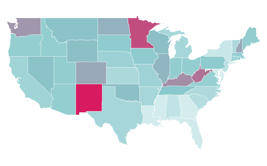 Affinity by region — Metallica, United States