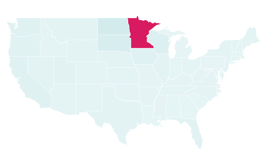 Affinity by region — Minnesota United FC, United States