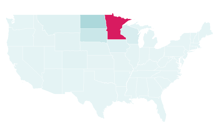 Affinity by region — Minnesota Wild, United States