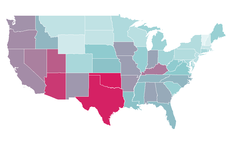 Affinity by region — My Little Pony, United States
