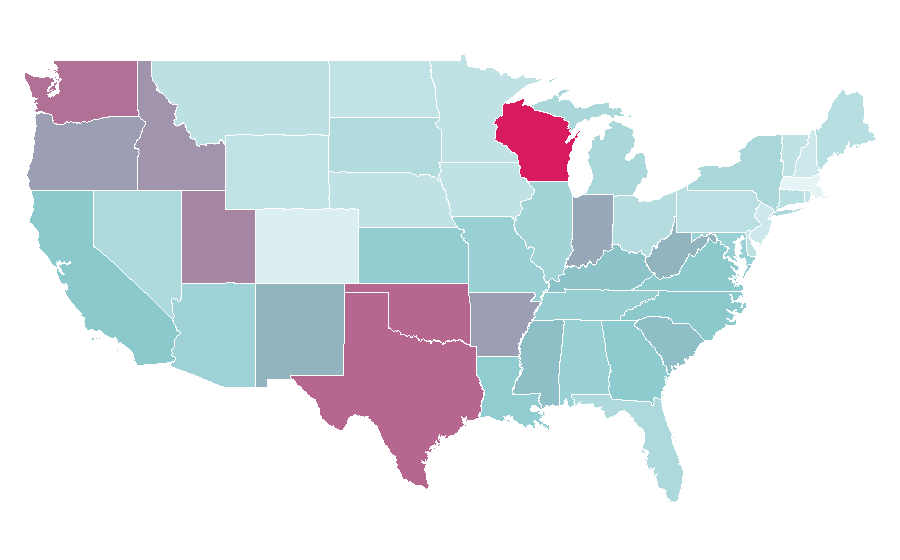 Affinity by region — My Little Pony: Friendship Is Magic, United States