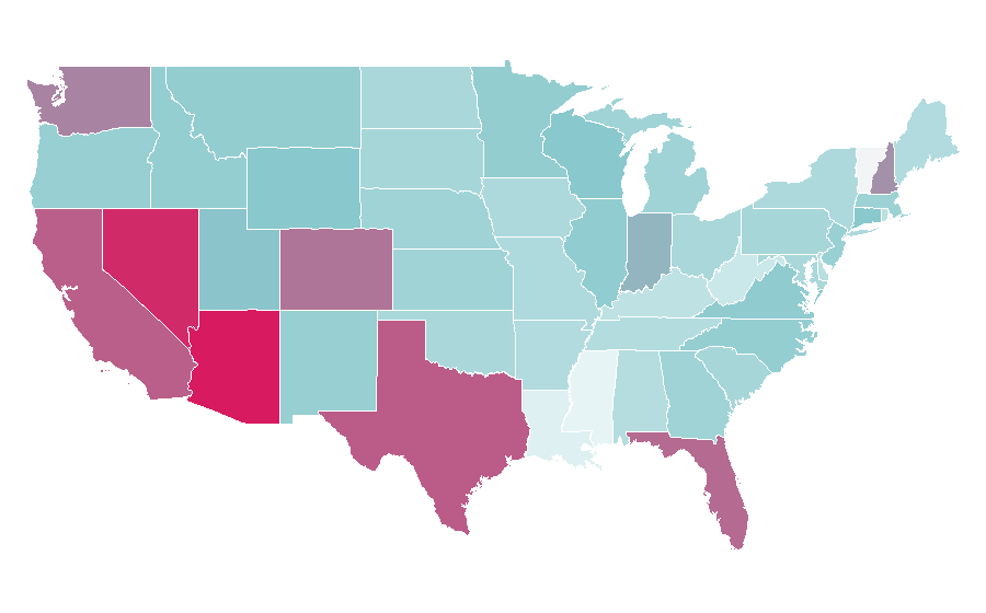 Affinity by region — Red Bull Racing, United States