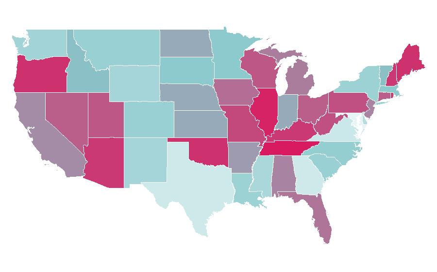 Affinity by region — Richard Marx, United States